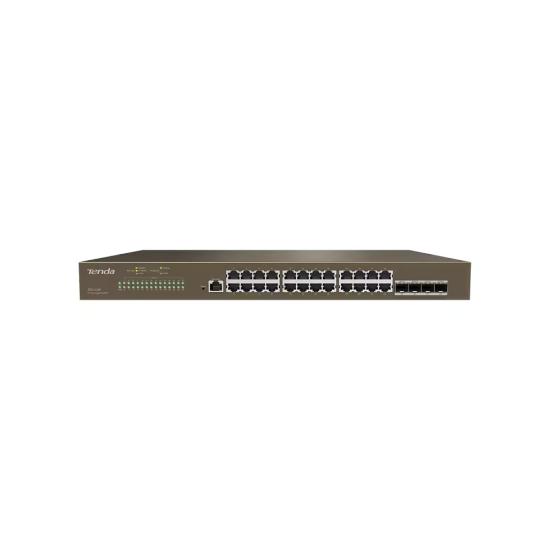 Tenda Teg5328f 24 Port 10/100/1000 4 X Sfp L3 Yönetilebilir Rack Mount Swıtch