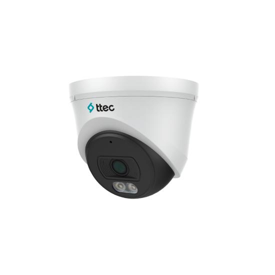 Ttec Ipdp-4330m-m-lıte 4mp 2.8mm 30mt Dahili Sesli H265+ Ip67 Smart Led Ip Dome Kamera