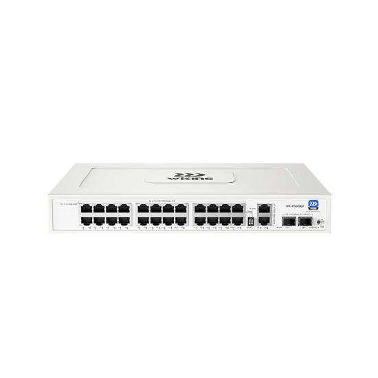Wı-tek Wıkıng Wk-ps328gf 24 Port 10/100/1000 16 Port Poe 2 Port Uplınk +2 Sfp 285w Yonetılemez Rack Mount Swıtch