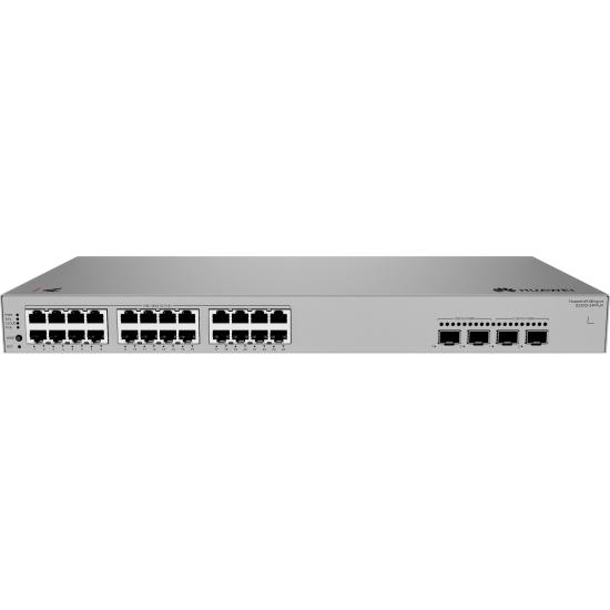 Huaweı Ekıt S220s-24lp4jx 24 Port 10/100/1000 24 Port Poe 2 X 2.5ge Sfp + 2 X 10g Sfp+ 195w L2 Cloude Yönetilebilir Rack