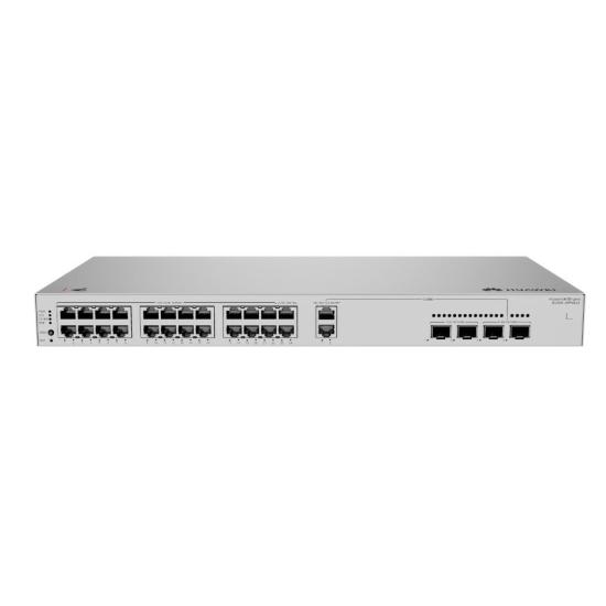 Huaweı Ekıt S220s-26pn4jx 24 Port 10/100/1000 24 Port Poe 2 X 2.5ge Sfp + 2 X 10g Sfp+ 400w L2 Cloude Yönetilebilir Rack