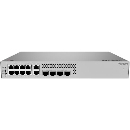 Huaweı Ekıt S220s-10pn4jx 8 Port 10/100/1000 8 Port Poe 2 X Uplınk + 2x 10g Sfp + 128w L2 Cloude Yönetilebilir Rack Moun