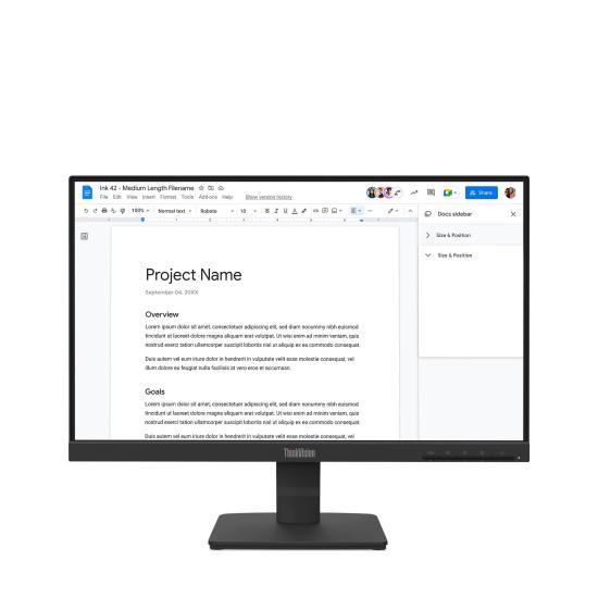 Lenovo S22-4e 64cbkat6tk 21.5’’ 4ms 100hz 1920x1080 Vga/hdmı Vesa Siyah Wled Monıtor