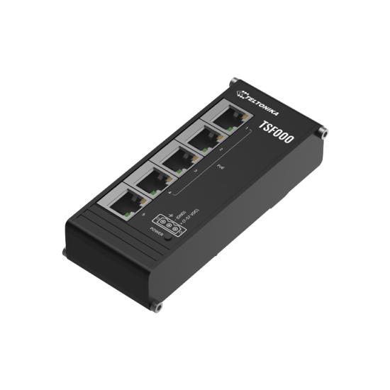 Teltonika Tsf000 4 Port 10/100 4 Port Poe 1 Port Uplınk 120w Yonetılemez Endüstriyel Swıtch