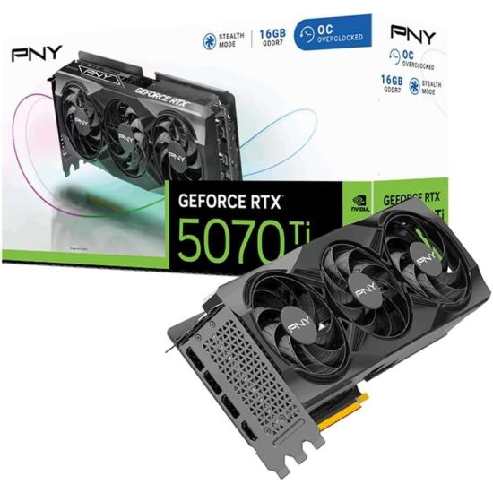 Pny  Rtx5070tı 16gb Gddr7 256bit 3xdp/1xhdmı(vcg5070t16tfxpb1)