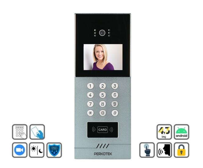 PERKOTEK VP-A 60 Görüntülü Diafon Dış Ünite