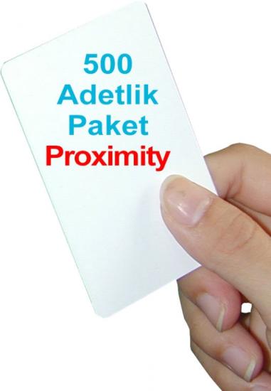 500 adet 1.Sınıf Proximity Kart (Seri numara baskılı )